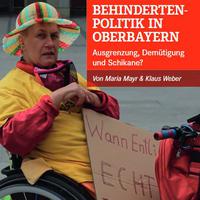 Protestierende Rollstuhlfahrerin und Titel