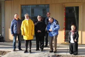 Gruppenbild beim Besuch in Bad Friedenshall