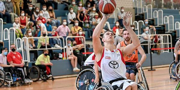 Rollstuhlbasketballer beim Rückrundenauftakt in Frankfurt