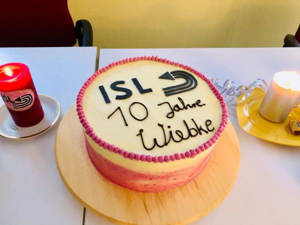 Torte: ISL 10 Jahre Wiebke