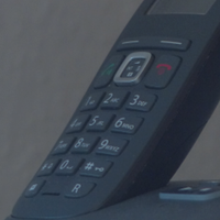 Telefonhörer mit Tastenfeld