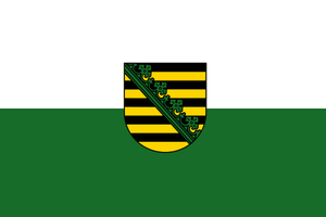 Flagge Bundesland Sachsen