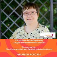 Poster zum IGEL-Podcast mit Ellen Keune