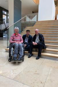 Dr. Sigrid Arnade, Boris Mijatovic und Ottmar Miles-Paul im Jakob-Kaiser-Haus in Berlin