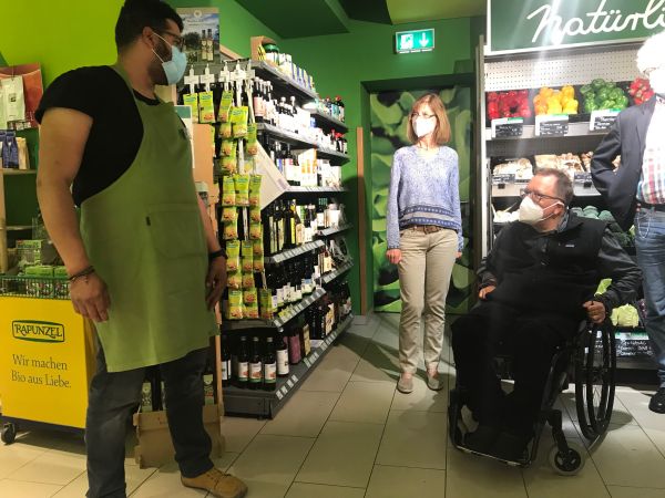 Bild von der Besichtigung des bioladens der gpe
