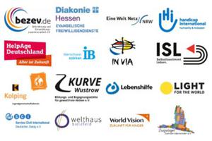 Logos der unterstützenden Organisationen für offenen Brief von bezev