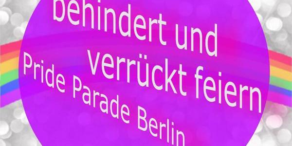 Logo: behindert und verrückt feiern Parade Berlin