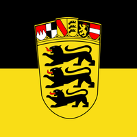 Flagge Bundesland Baden-Württenberg
