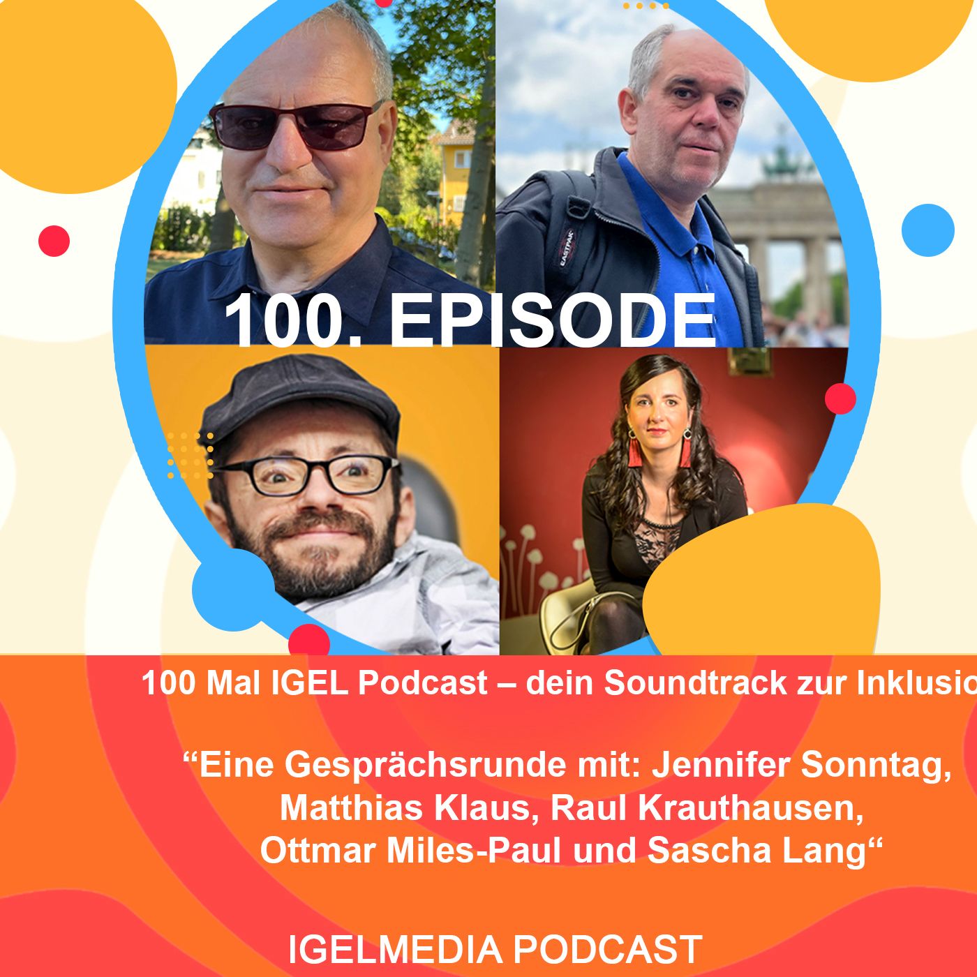Cover 100. Episode des IGEL-Podcast