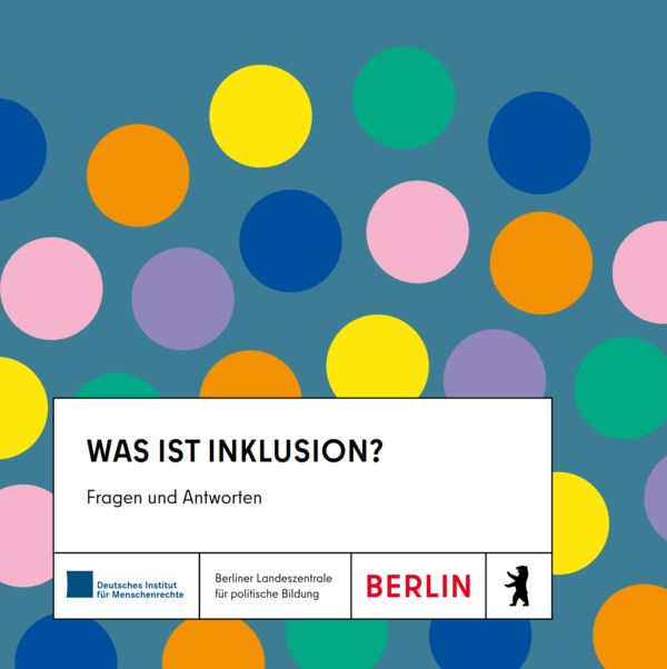 Deckblatt der Broschüre Was ist Inklusion?