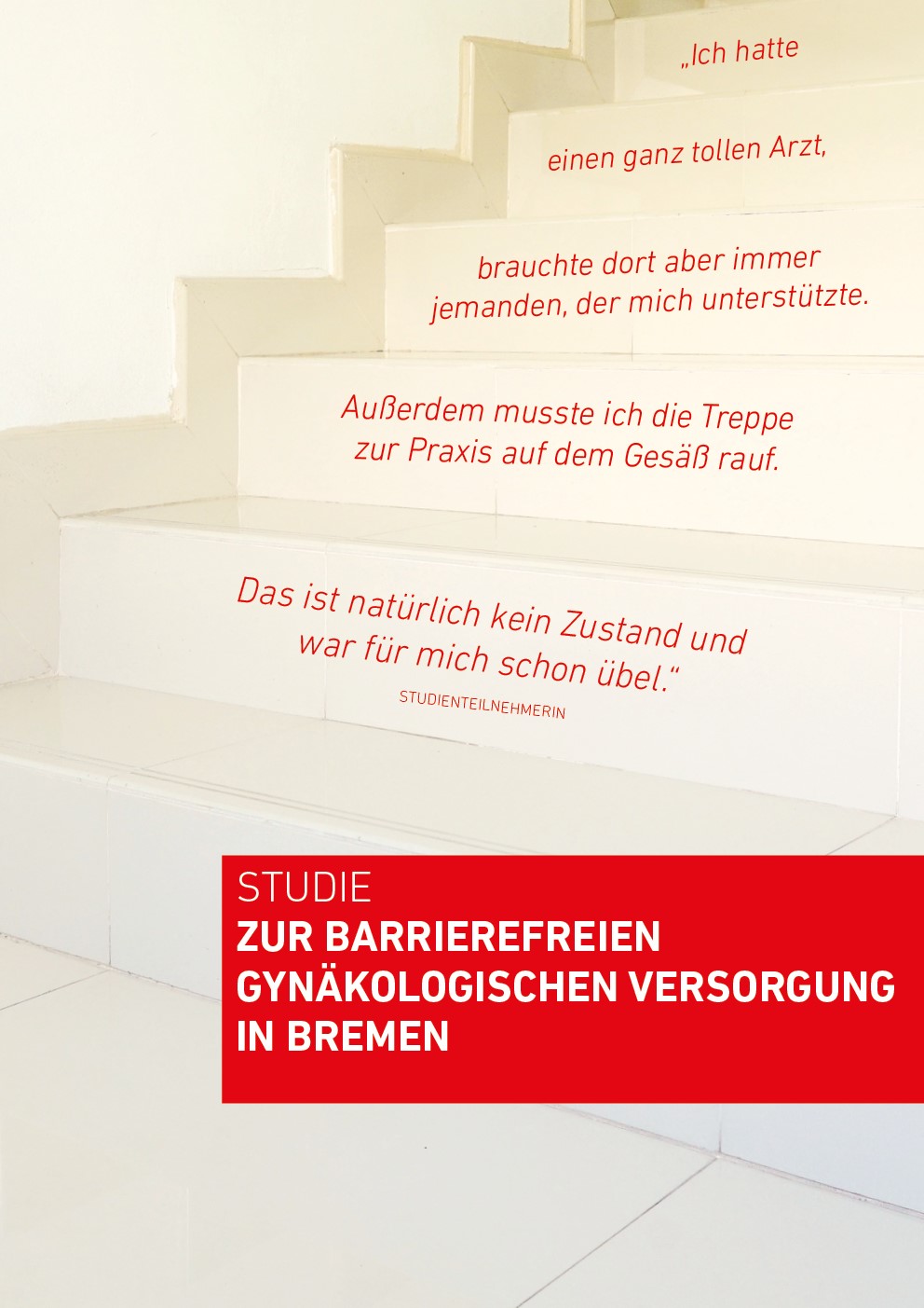 Cover der Studie zur barrierefreien gynäkologischen Versorgung