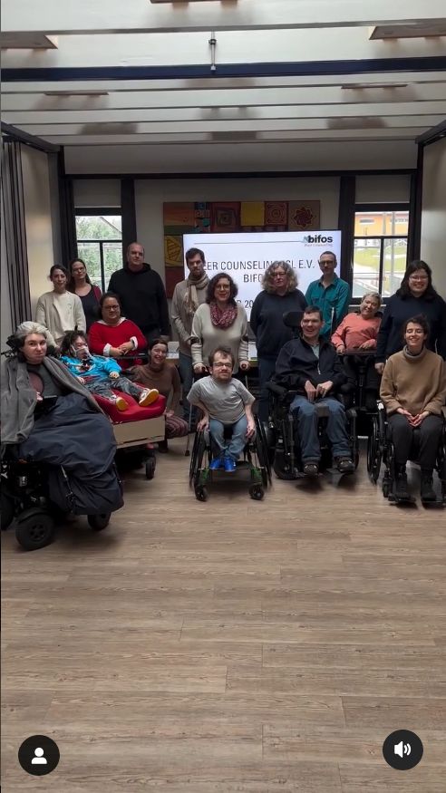 Gruppe der 27. Peer Counseling Weiterbildung des bifos