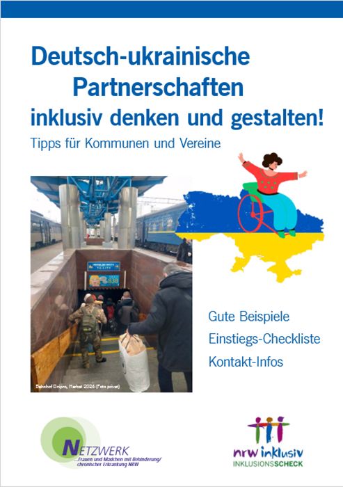 Titelseite der Broschüre zu inklusiv gedachten Partnerschaften