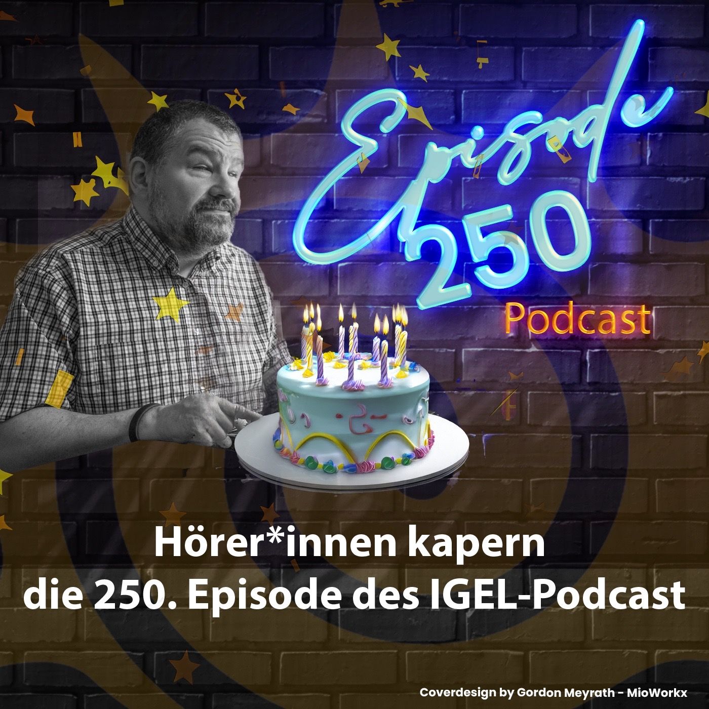 Cover der 250. Episode des IGEL-Podcast