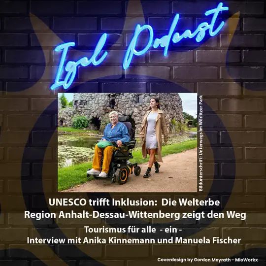 Cover des IGEL-Podcast zum barrierefreien Tourismus