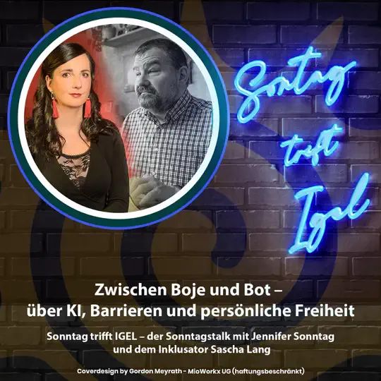 Sharepic zum IGEL trifft Sonntag Podcast Juli 2025