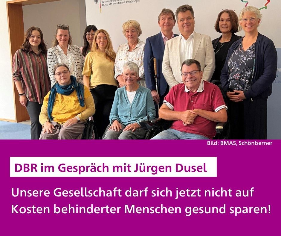Sharepic vom Treffen des DBR mit Jürgen Dusel am 31.7.2025
