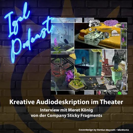 Cover des IGEL-Podcast zur Audiodeskription im Theater