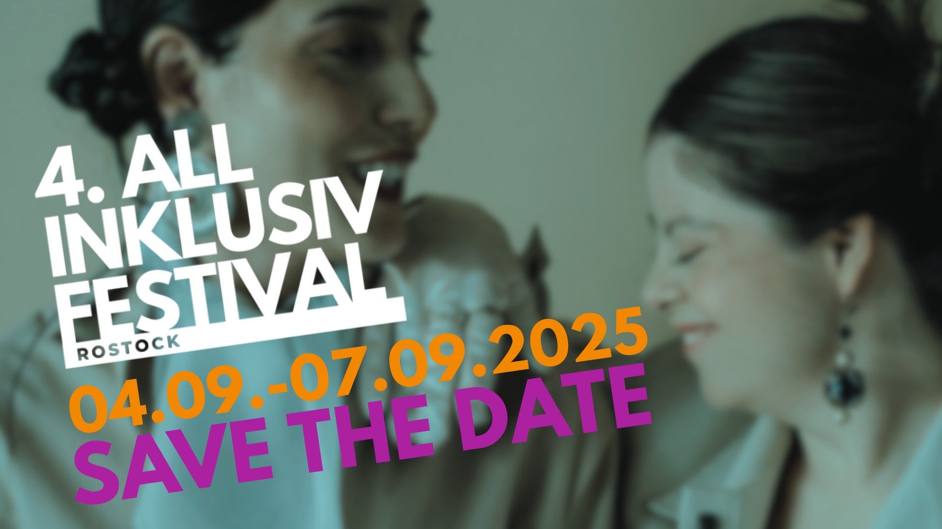 Plakat des all inklusiv Rostock Festival 2025