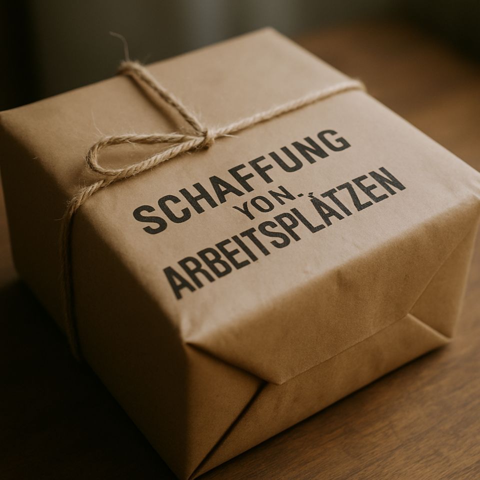 Paket mit der Aufschrift 