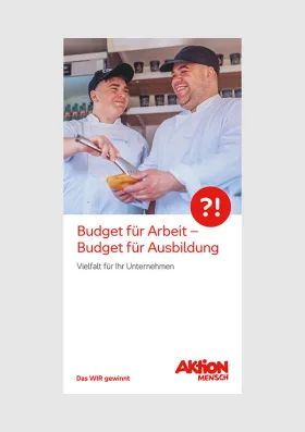 Sceenshot vom Flyer der Aktion Mensch