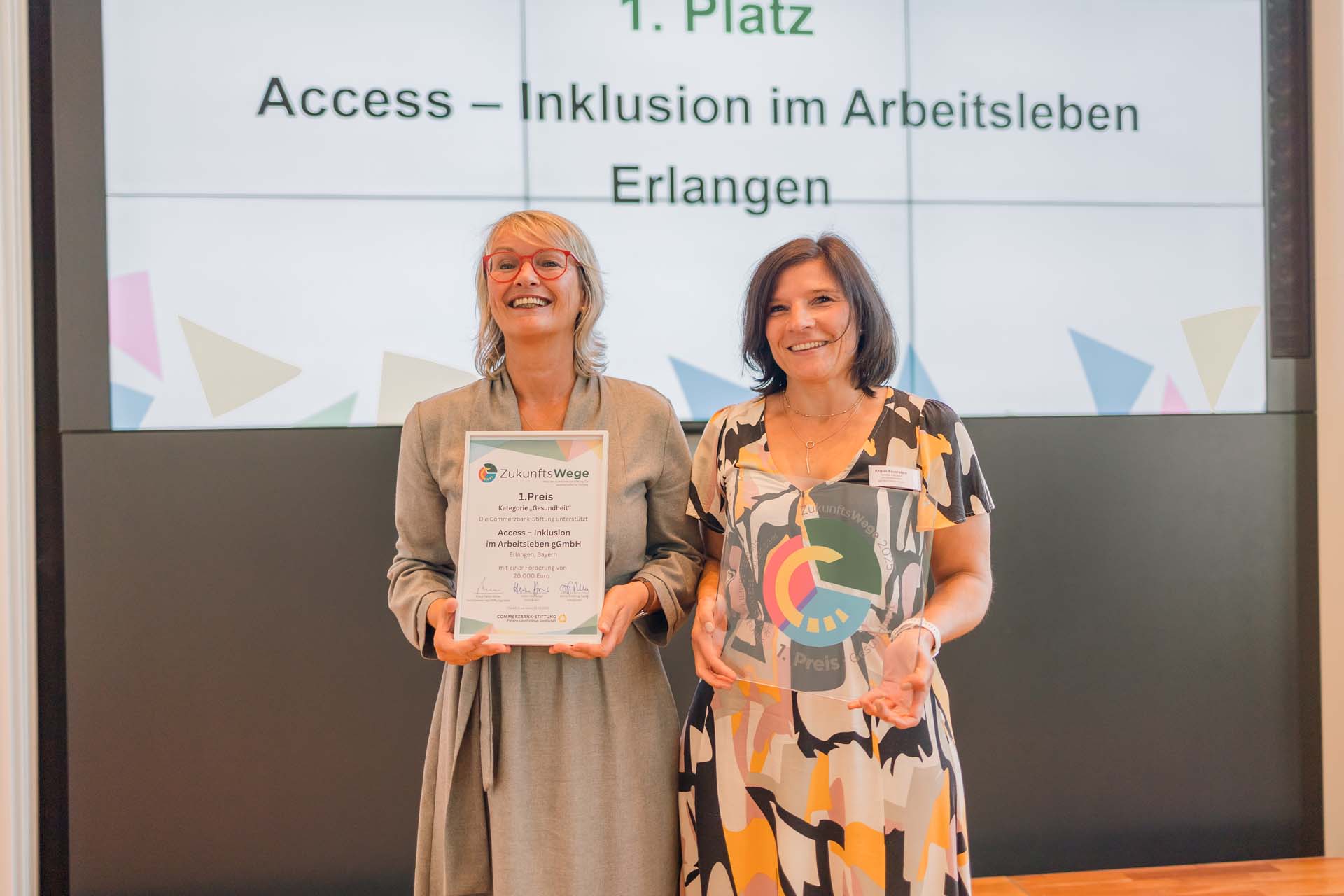 Bild von der Zukunftswege Preisverleihung 2025 an Accee