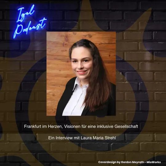 Cover des IGEL-Podcast mit Laura-Maria Strehl aus Frankfurt