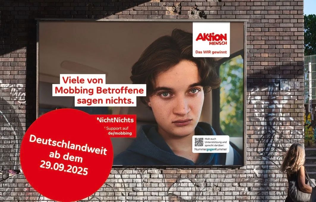 Bild zur Kampagne der Aktion Mensch zum Mobbing