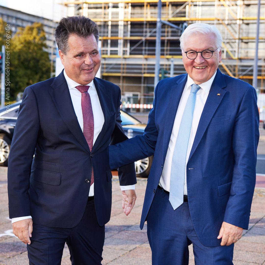Jürgen Dusel und Frank-Walter Steinmeier am 6.10.2025