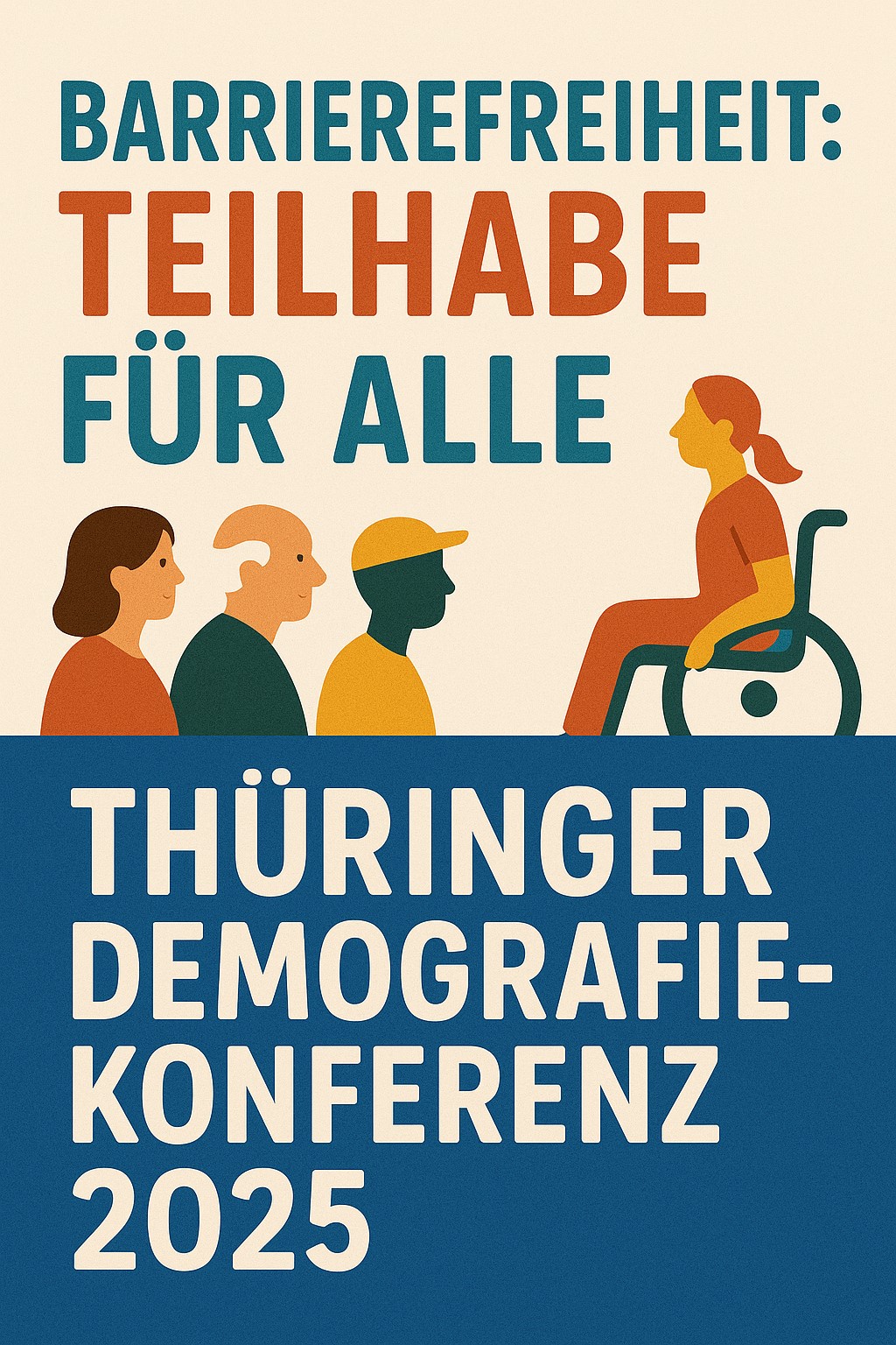 Plakat für Thüringer Demokratiekonferenz