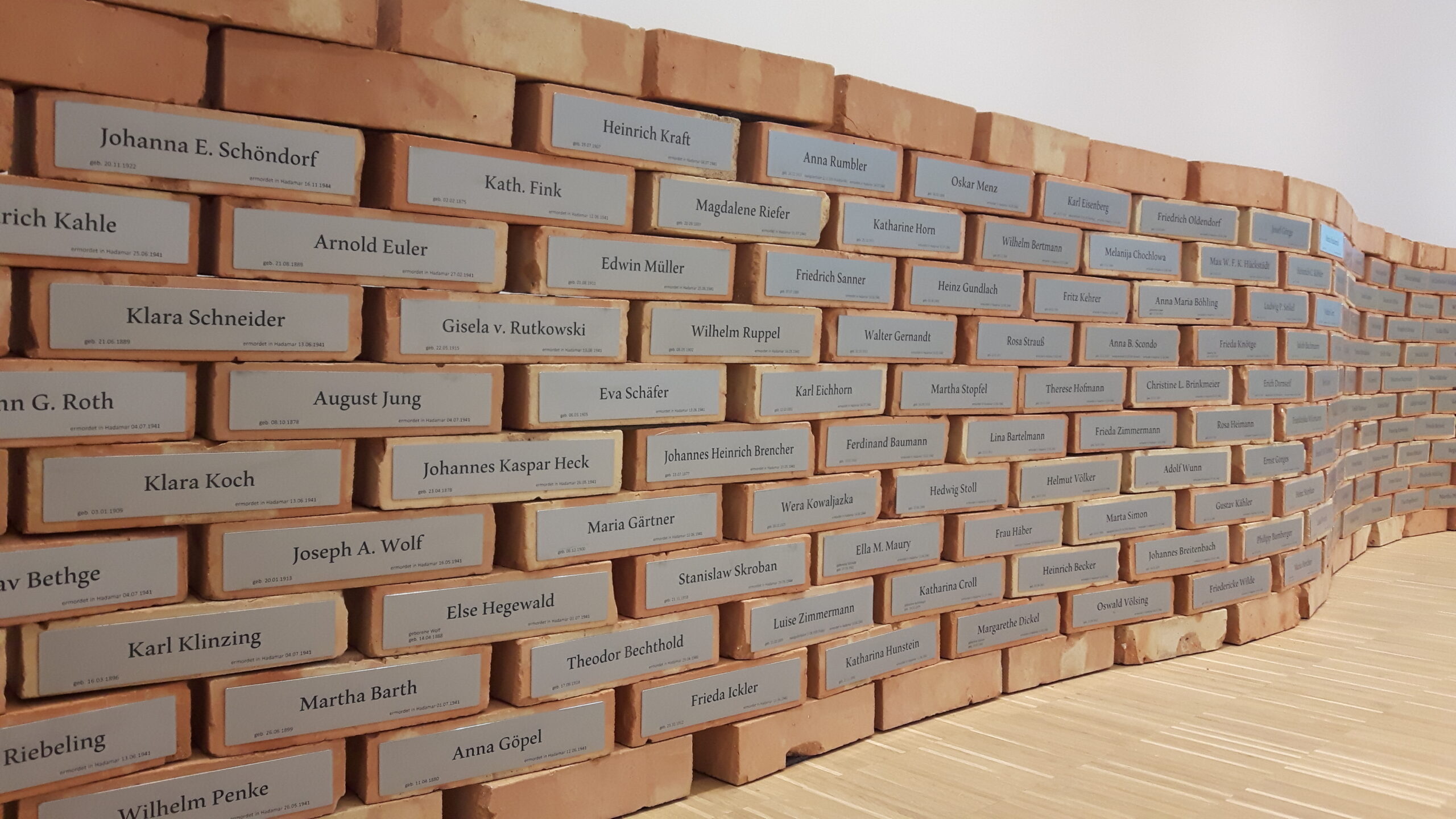 Bild von der Ausstellung in Marburg