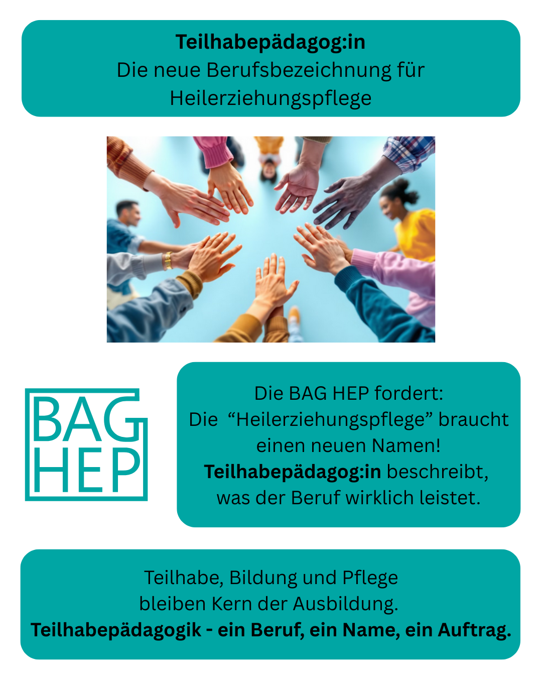 Plakat zur Namensänderung
