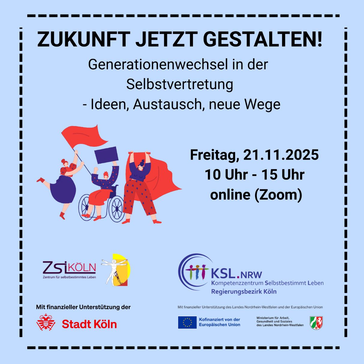 Plakat zur Veranstaltung Zukunft Jetzt Gestalten