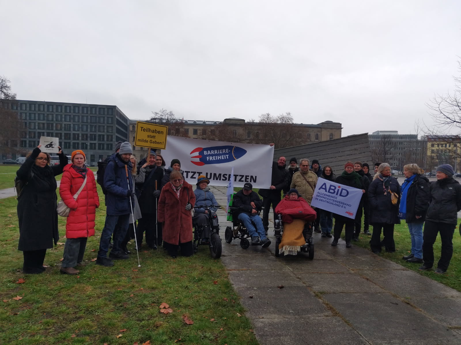 Protestaktion vor dem Bundeswirtschaftsministerium am 3.12.25