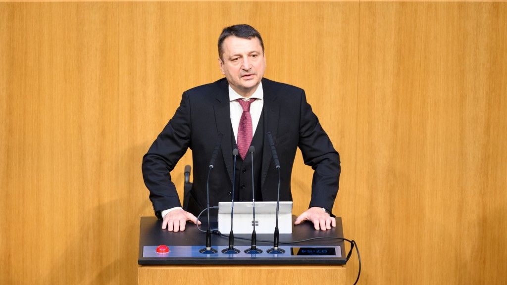 Klaus Fürlinger am Rednerpult