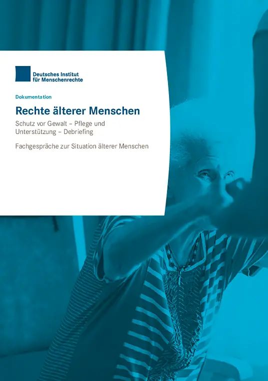 Cover der Dokumentation zu den Rechten älterer Menschen