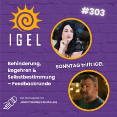 Sharepic zum IGEL-Podcast Sonntag trifft IGEL vom 18.1.2026
