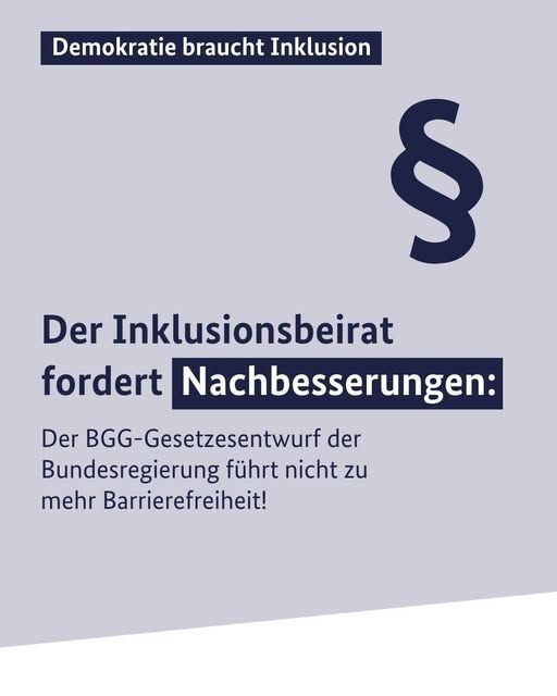 Sharepic zum Nachbesserungsbedarf beim BGG