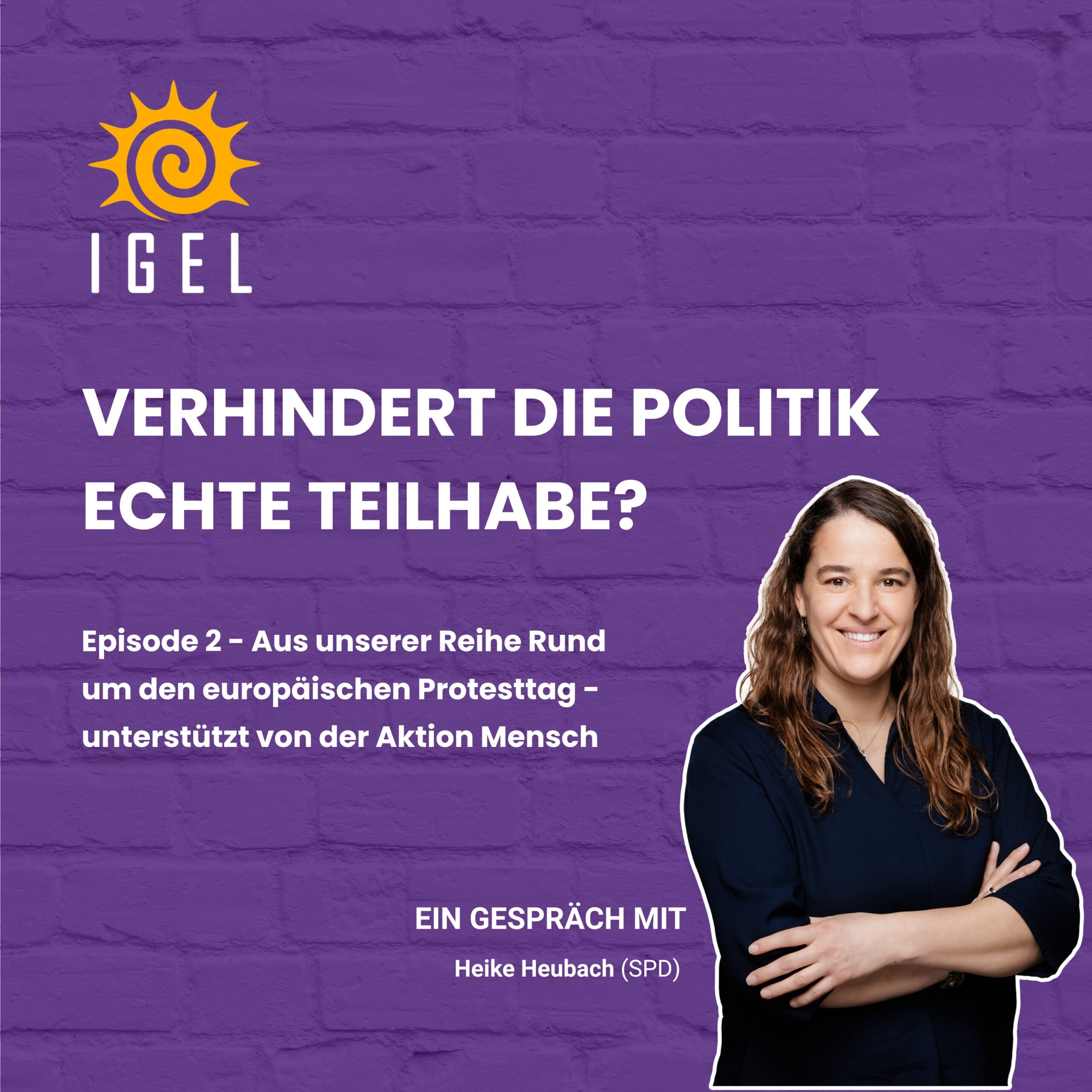 Cover des IGEL-Podcast mit Heike Heubach