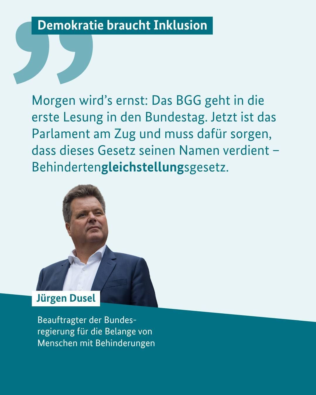 Sharpic von Jürgen Dusel vom 6. Mai 2026 zur Barrierefreiheit