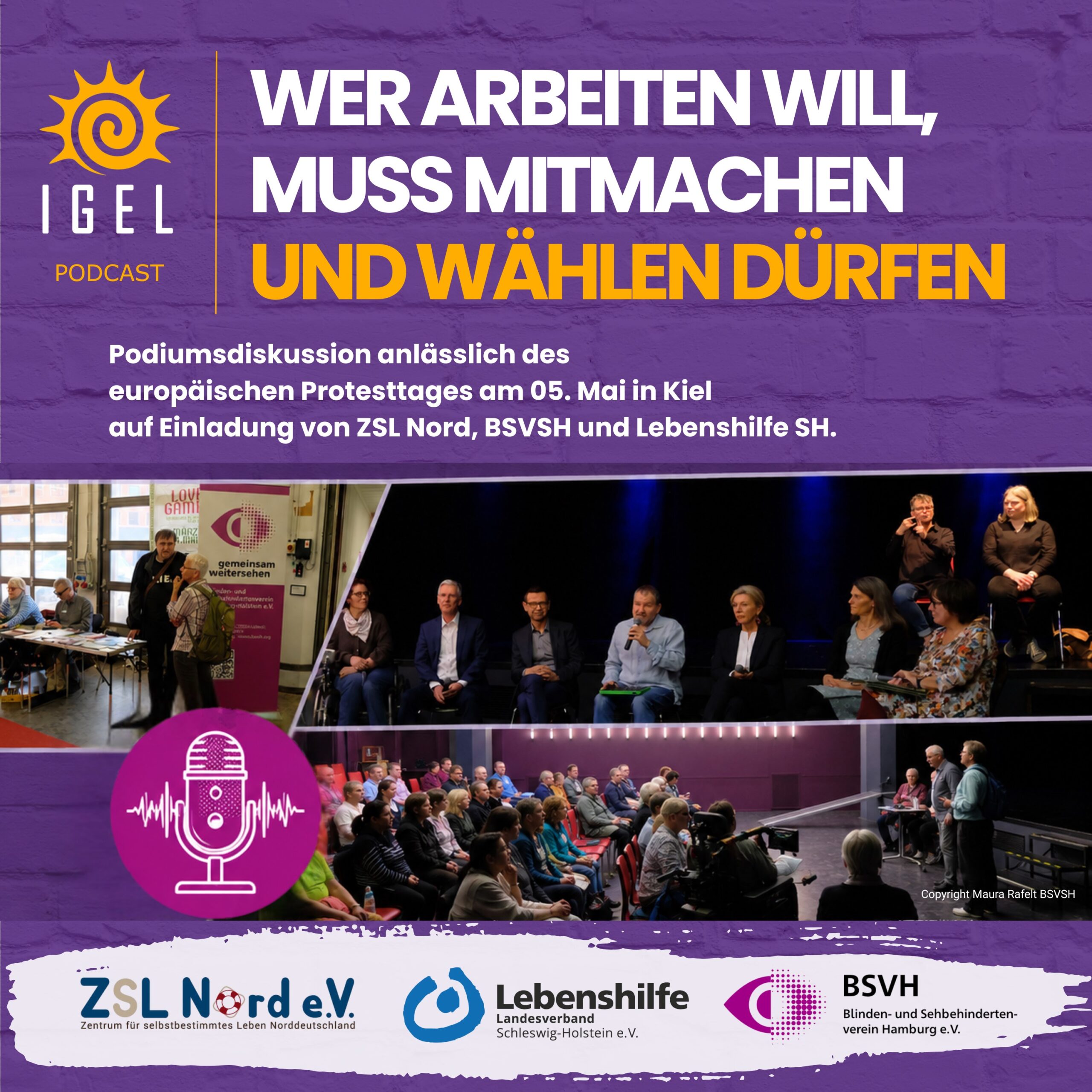 Cover des IGEL-Podcast zum Thema Arbeit
