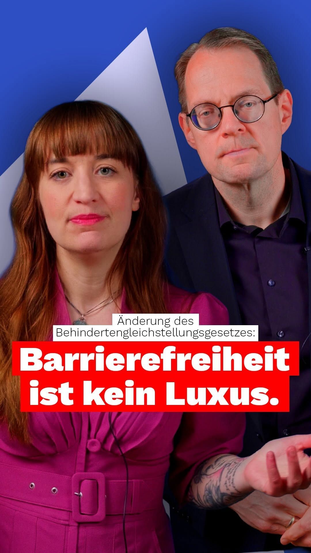 Heidi Reichinnek und Sören Pellmann: Barrierefreiheit ist kein Luxus