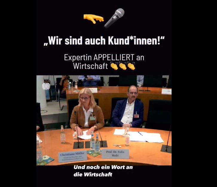 Christiane Möller bei der BGG-Anhörung am 22.6.2026