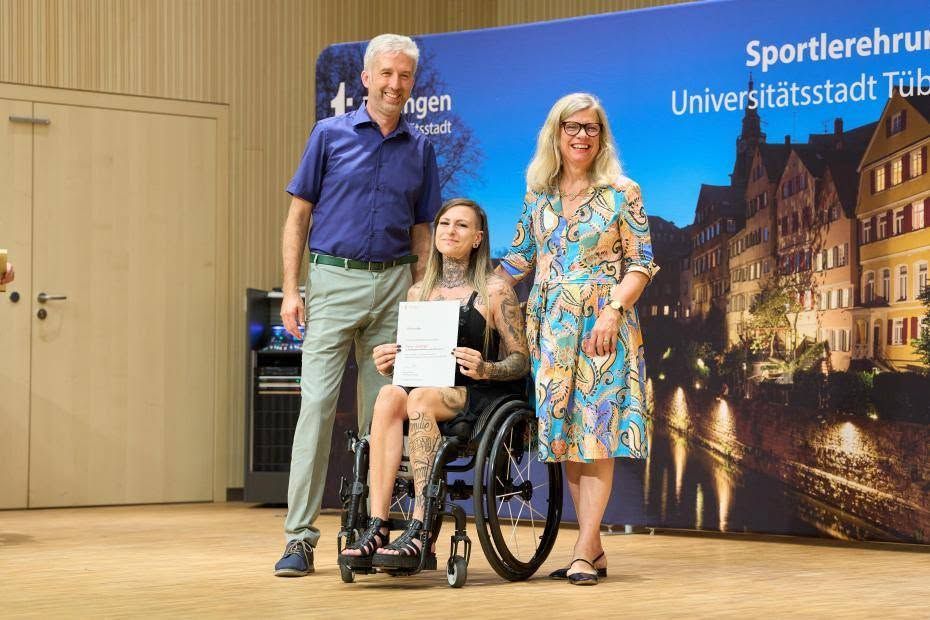 Sportler*innen-Ehrung in Tübingen mit Cary Hailfinger