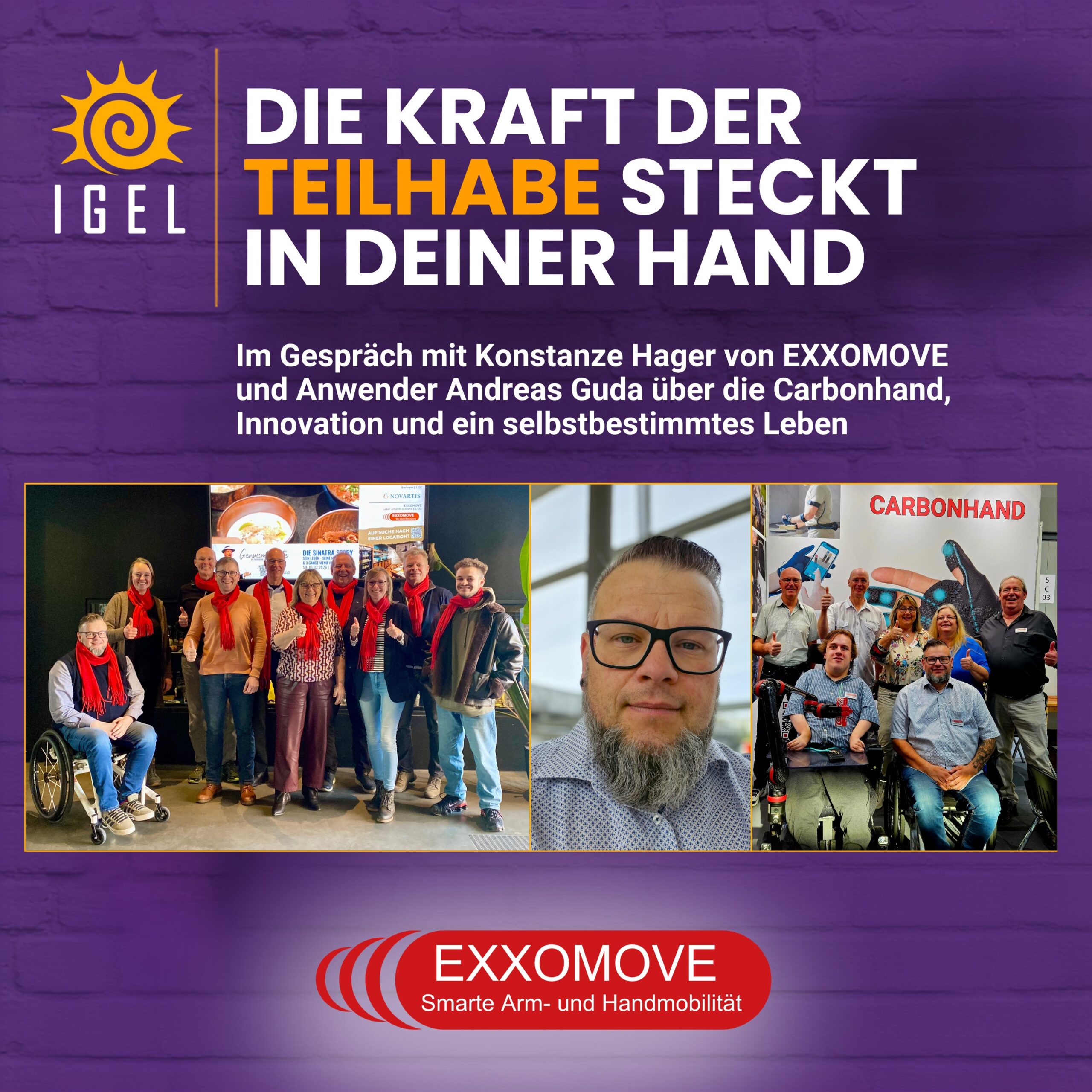 Cover des IGEL-Podcast zur Kraft in der Hand