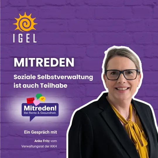 Cover des IGEL-Podcast zum Thema Mitreden