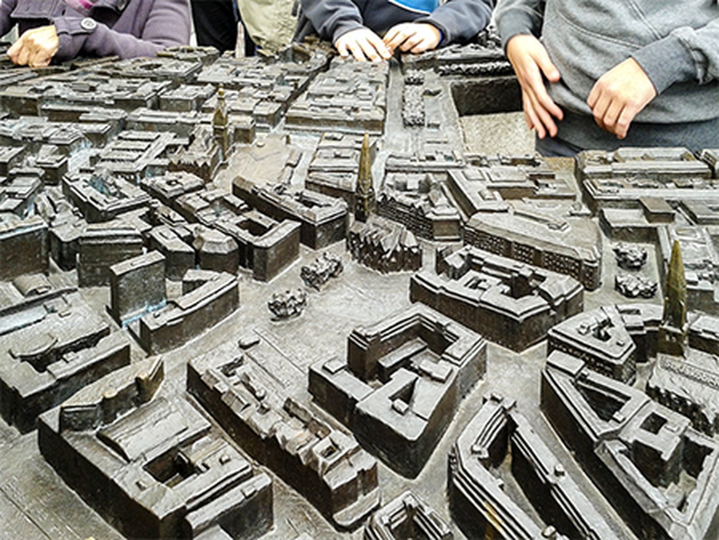 Tastbares  Bild de rInnenstadt von Hamburg