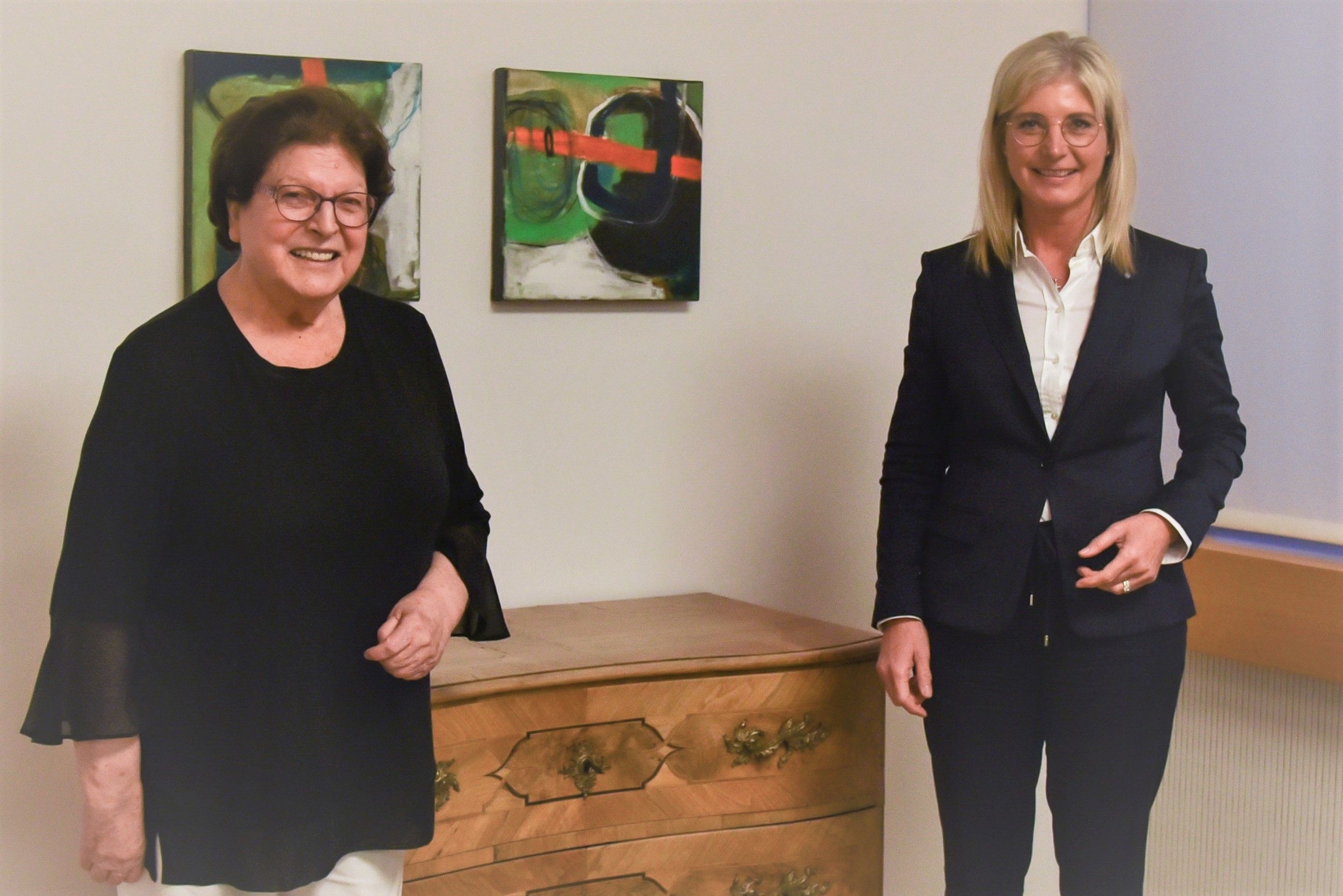 Barbara Stamm und Ulrike Scharf