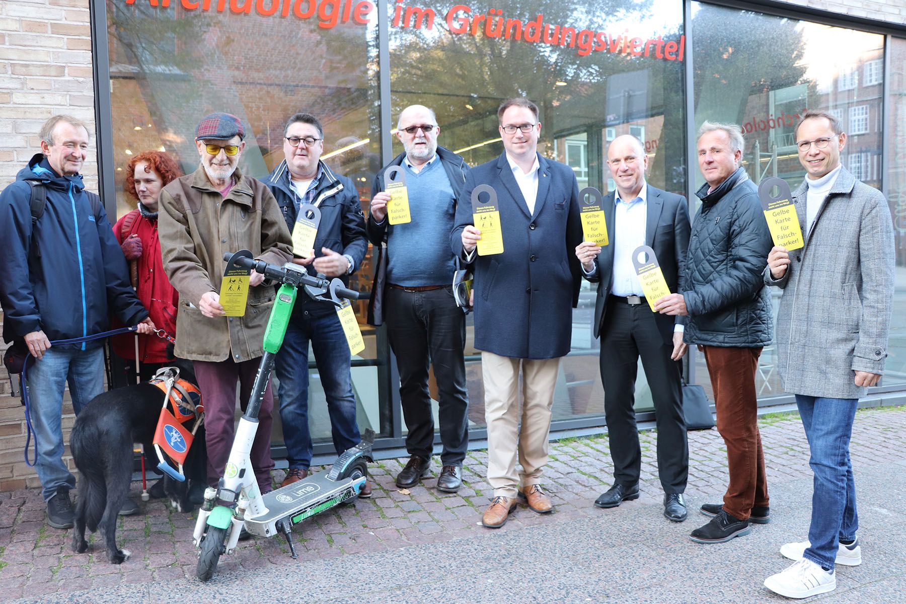 Bild von der Aktion Gelbe Karte für Falschparker