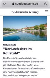 Scrennshot vom SZ-Artikel von Christian Mürner